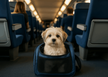 Chien ou chat en train ou métro : quelles sont les règles à respecter ?