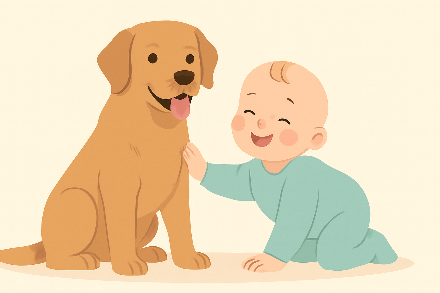 Grandir avec un chien : un allié inattendu pour la santé des enfants