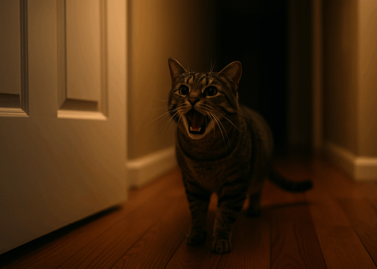 Pourquoi mon chat miaule-t-il la nuit ?