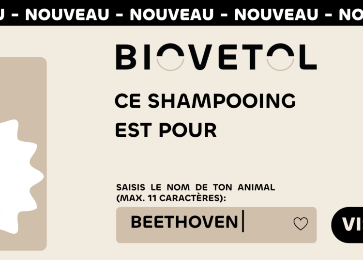 Biovetol lance des shampooings BIO personnalisables pour chiens et chats